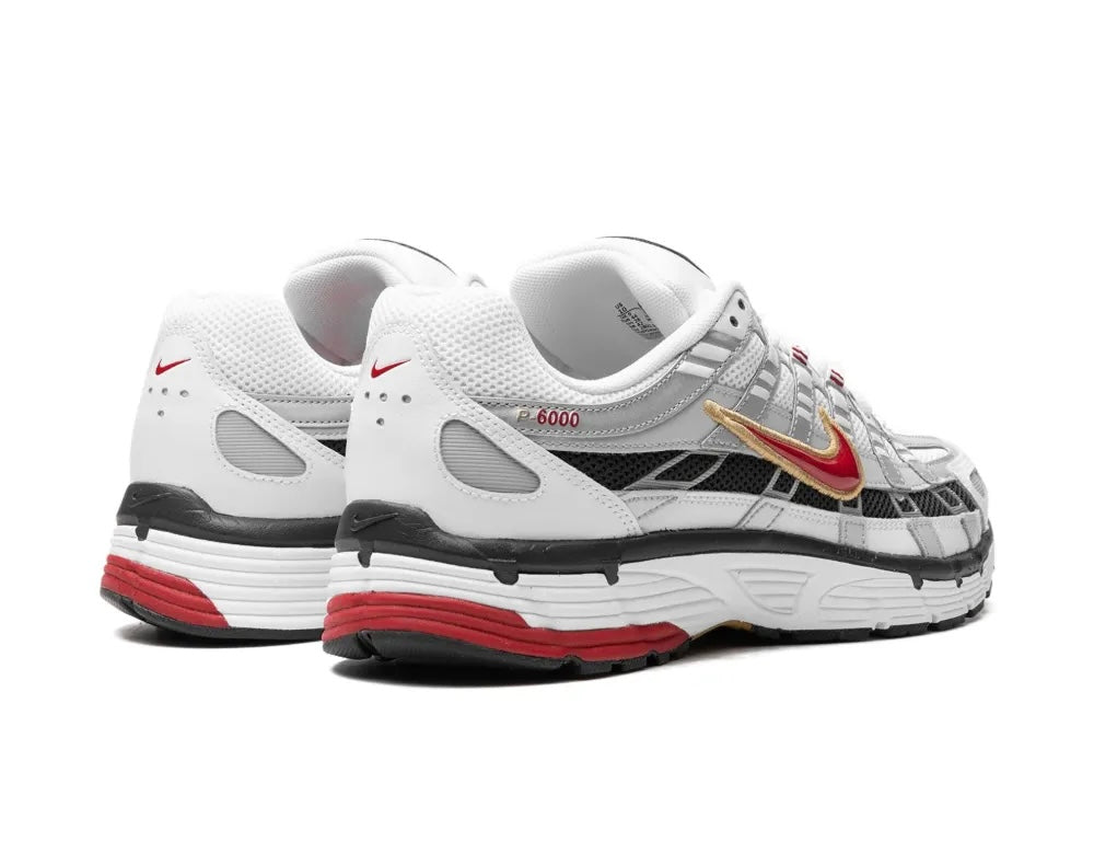 NIKE P6000 GRIS/ROJO
