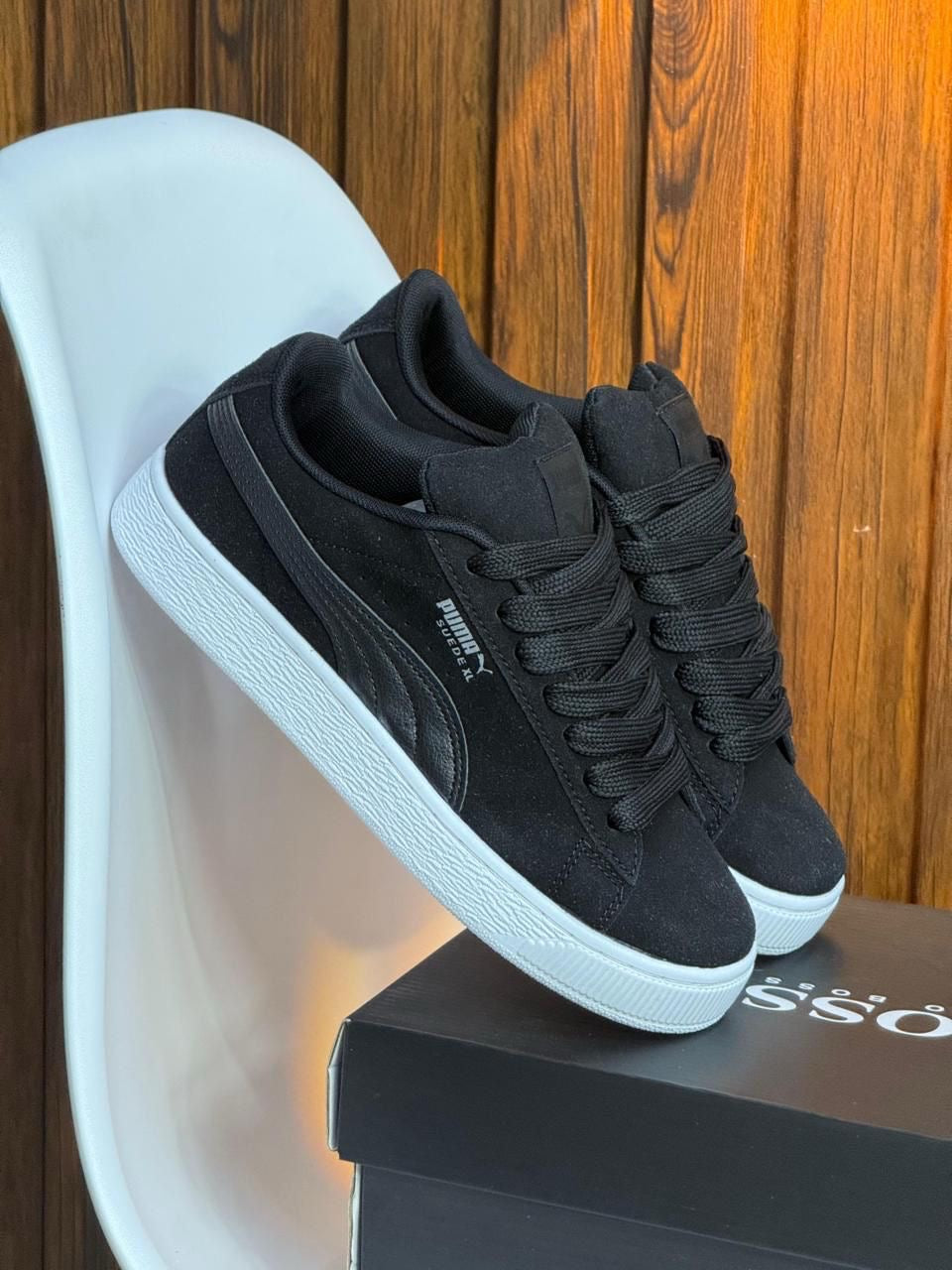 PUMA XL SUEDE NEGRO / BLANCO