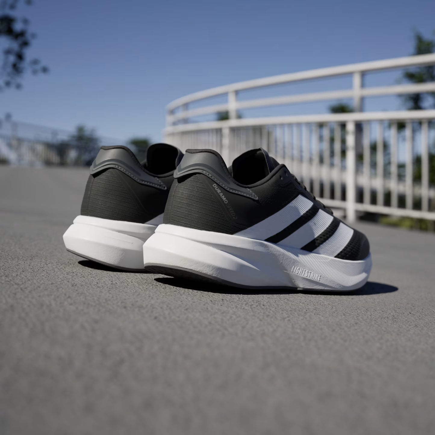 ADIDAS DURAMO SPEED 2 NEGRO BLANCO
