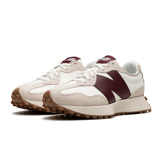 NEW BALANCE 327 BLANCO / VINOTINTO