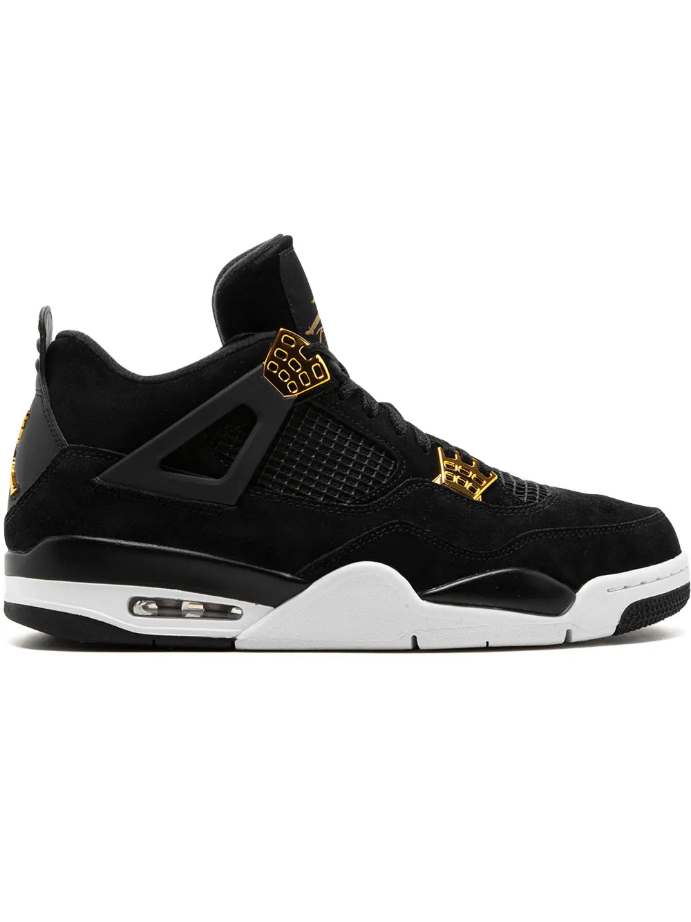 JORDAN RETRO 4 NEGRO / BLANCO / DORADO