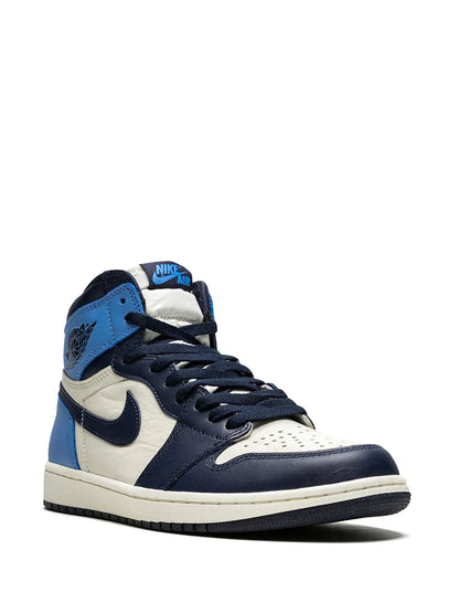 JORDAN RETRO 1 HIGH OBSIDIAN UNIVERSITY BLUE