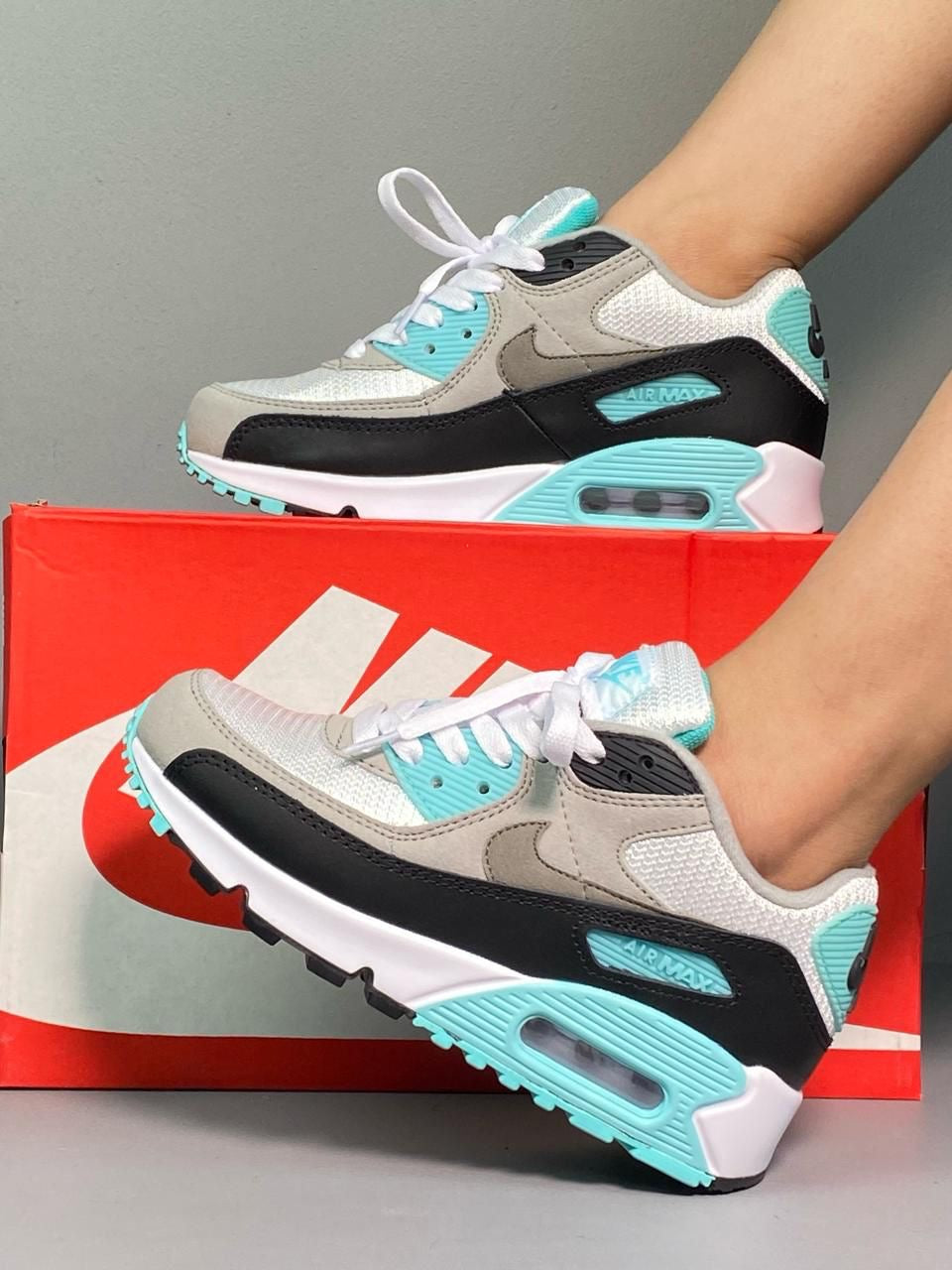 NIKE AIR MAX BLANCO - AZUL