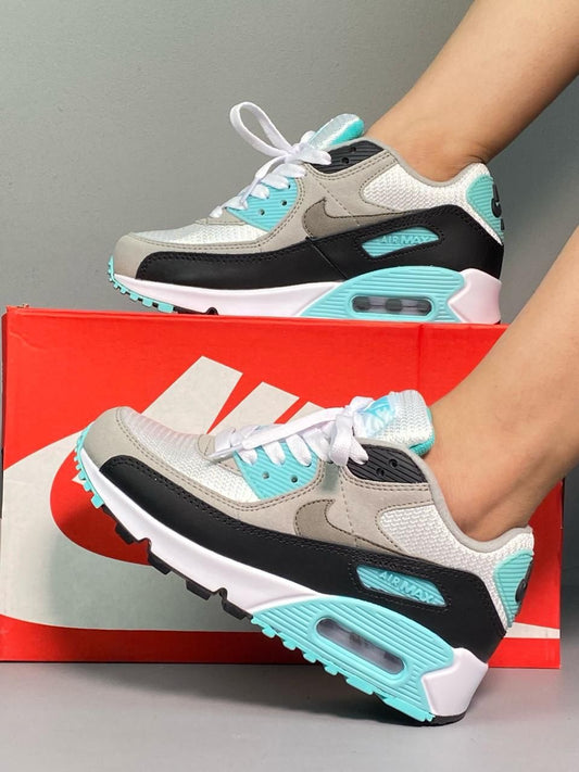 NIKE AIR MAX BLANCO - AZUL