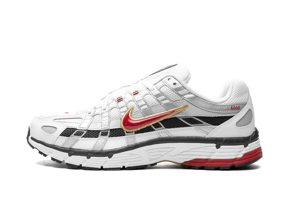 NIKE P6000 GRIS/ROJO