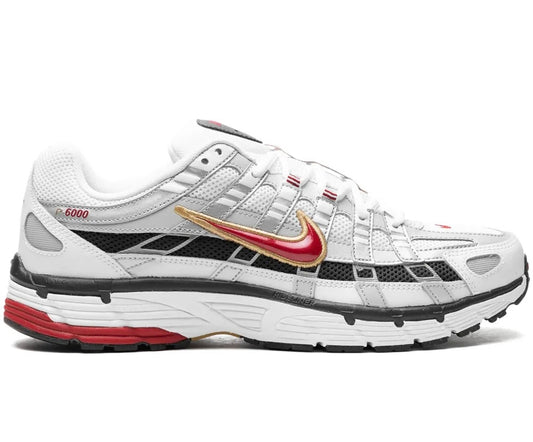 NIKE P6000 GRIS/ROJO
