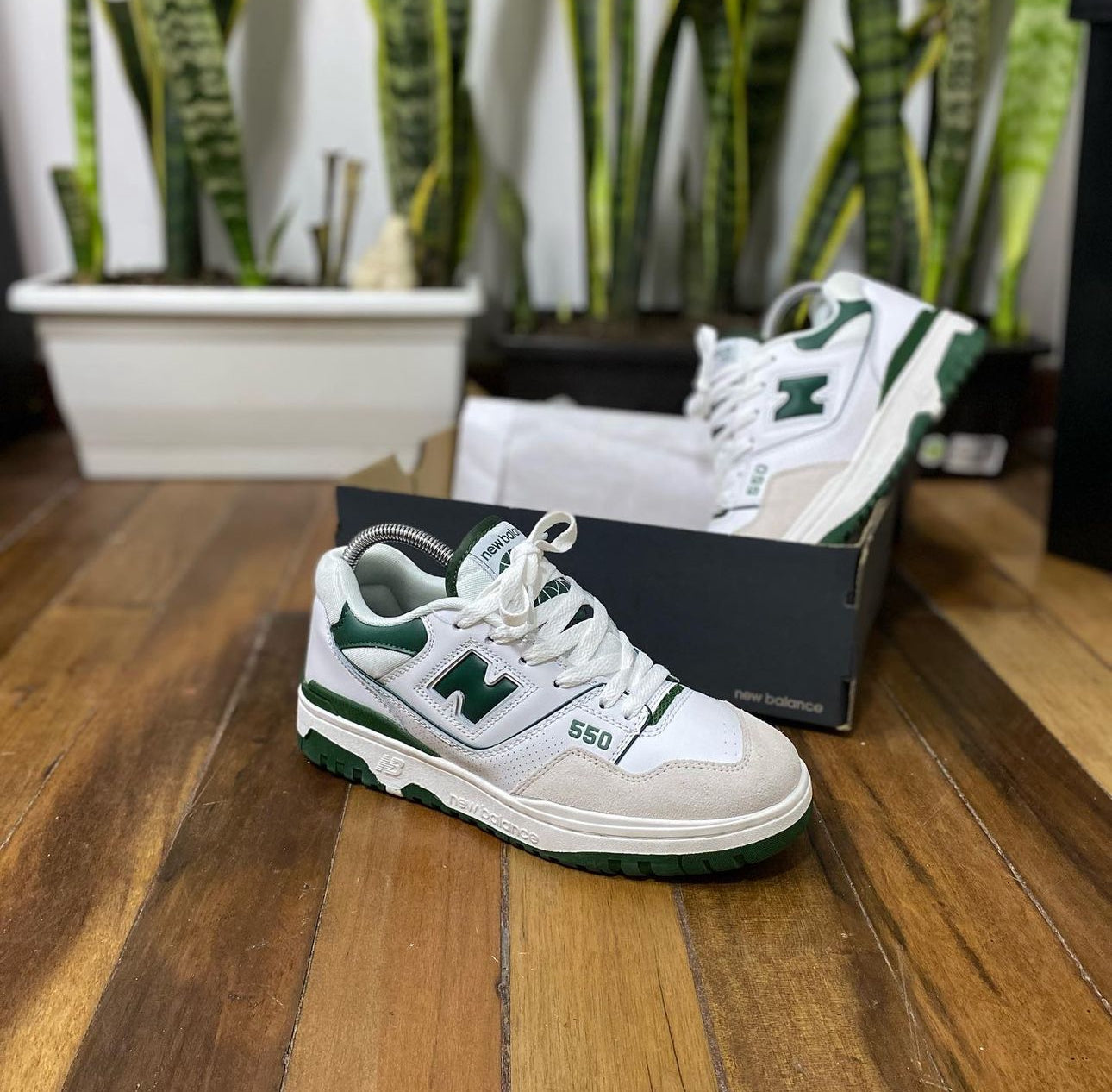 NEW BALANCE 550 BLANCO - VERDE