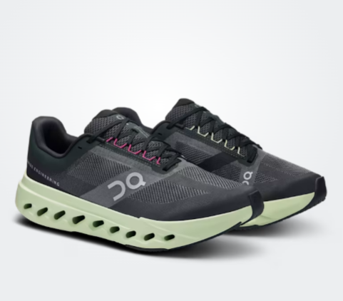 ON CLOUDSURFER NEGRO / VERDE MENTA