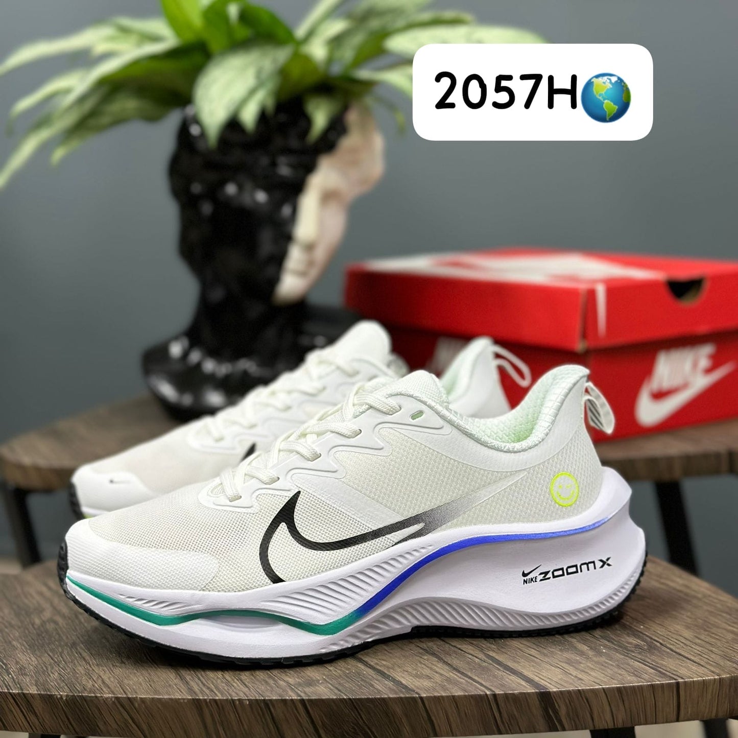NIKE ZOOM CARITA BLANCO