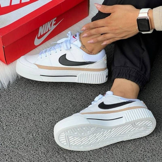 NIKE LEGACY BLANCO -  BEIGE