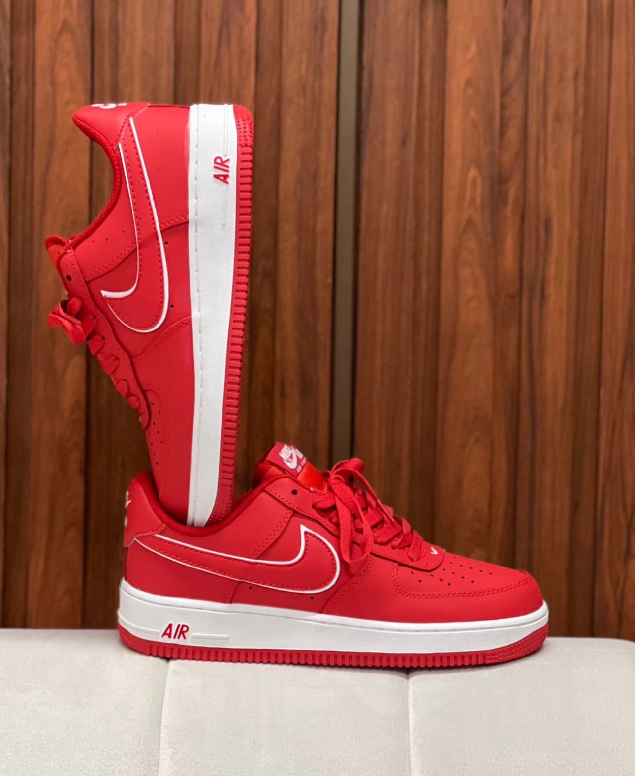 High Top Nike Air Force One Rojas High Top Air Force Altas Rojas