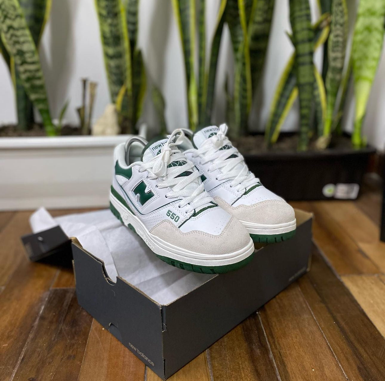 NEW BALANCE 550 BLANCO - VERDE