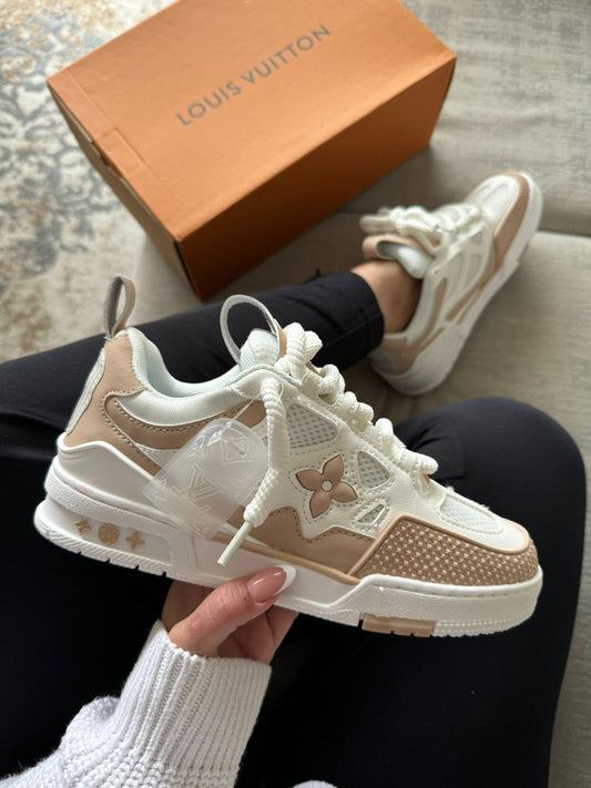 LOUIS VUITTON SKATE BEIGE - BLANCO