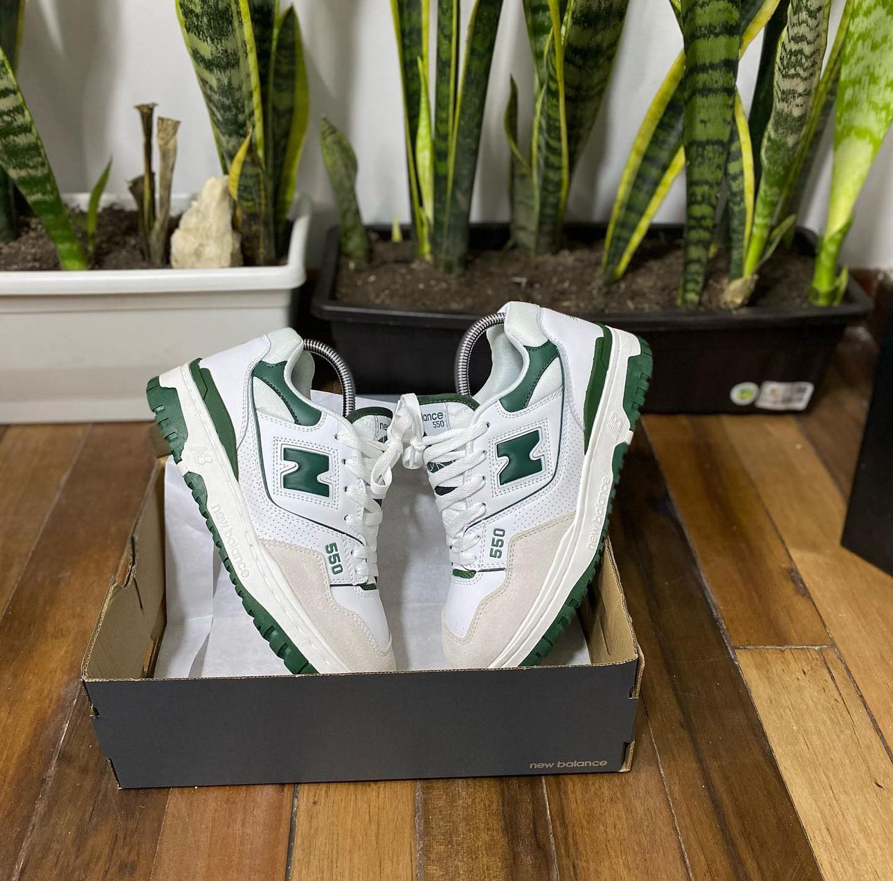 NEW BALANCE 550 BLANCO - VERDE