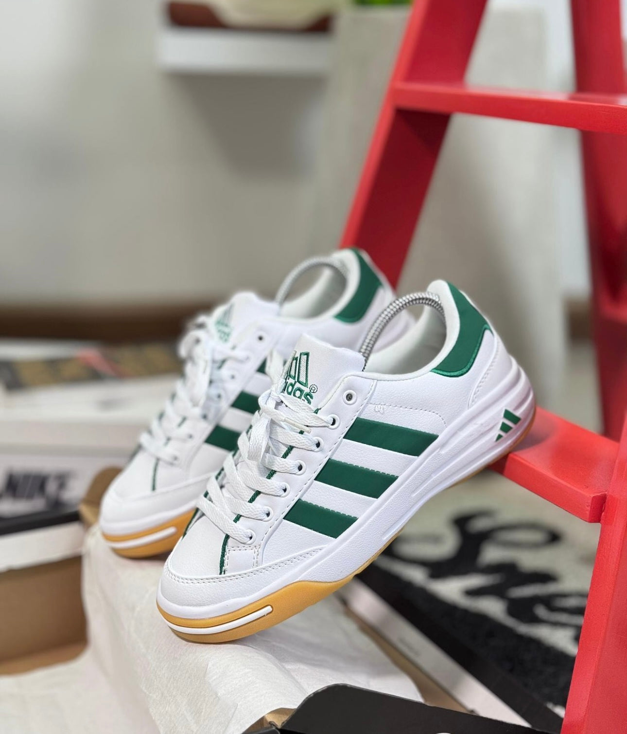 ADIDAS NASTASE BLANCO / VERDE