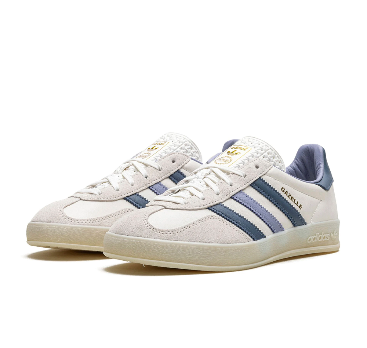 ADIDAS GAZELLE BLANCO / AZUL