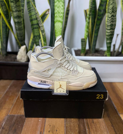 AIR JORDAN 4 OFF-WHITE SAIL