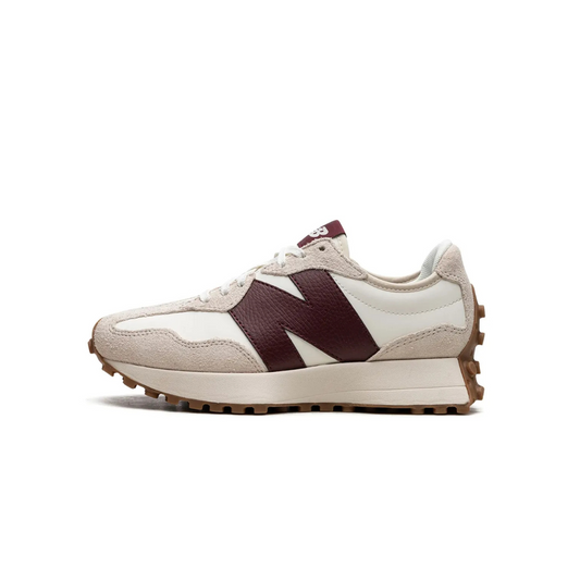 NEW BALANCE 327 BLANCO / VINOTINTO