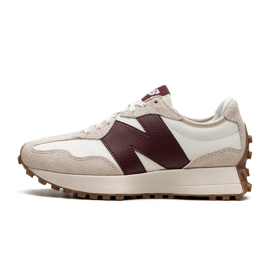 NEW BALANCE 327 BLANCO / VINOTINTO