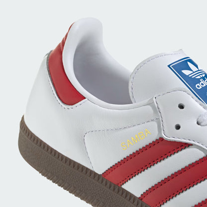 ADIDAS SAMBA BLANCO - ROJO