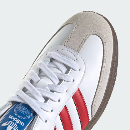ADIDAS SAMBA BLANCO - ROJO
