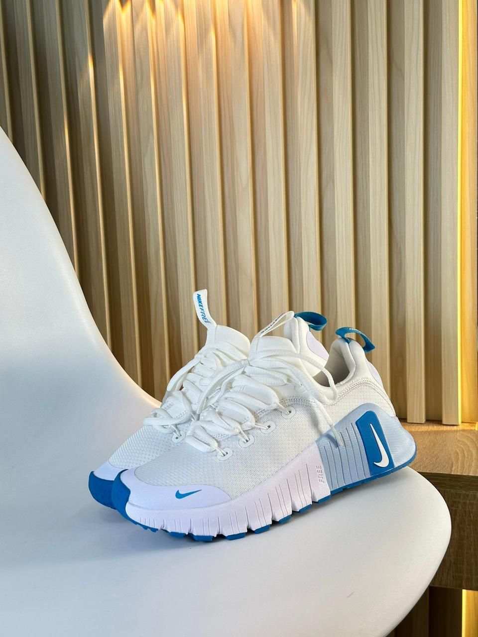 NIKE FREE METCON 6 BLANCO / AZUL