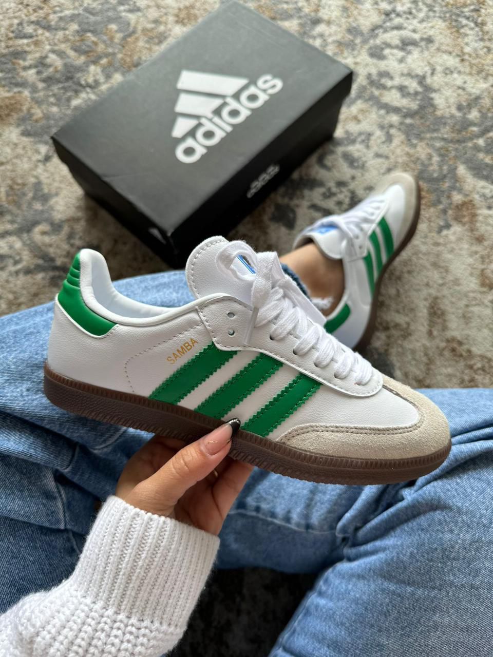 ADIDAS SAMBA BLANCO / VERDE