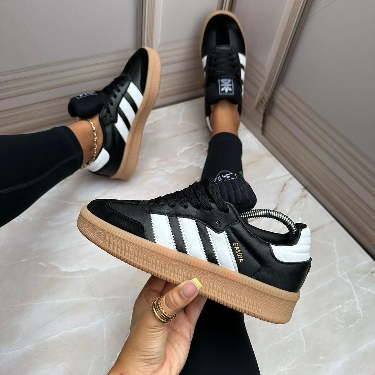 ADIDAS SAMBA XLG NEGRO / BLANCO