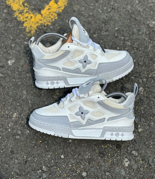 LOUIS VUITTON SKATE GRIS - BLANCO
